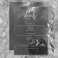 Gothique noir & blanc corbeau Embrasser Mariage Dé