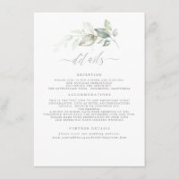 Green Elegant Romantic Mariage Détails