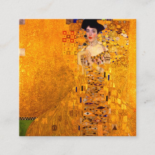 Carte D'accompagnement Gustav Klimt Portrait d'Adele Bloch Bauer (Devant)