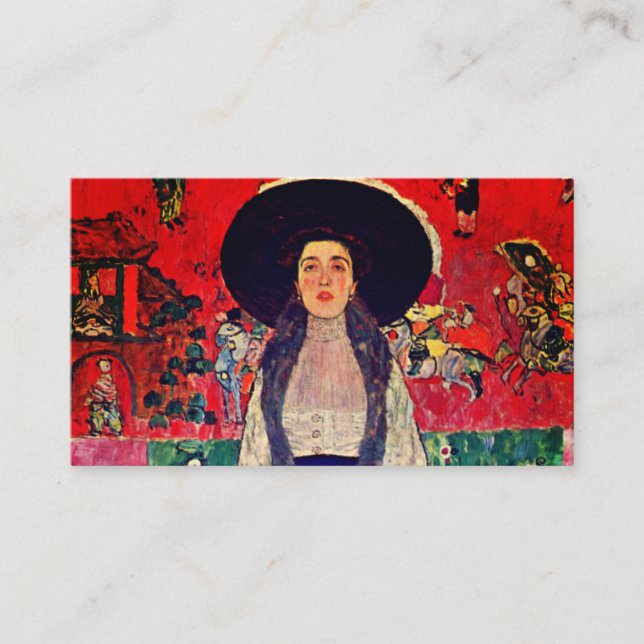 Carte D'accompagnement Gustav Klimt Portrait d'Adele Bloch-Bauer II (Devant)