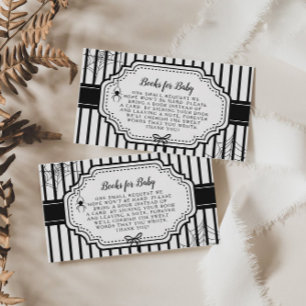 Carte D'accompagnement Halloween Autumn Gothic Livres Éffrayants pour béb