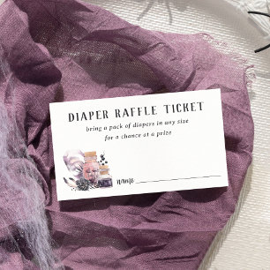 Carte D'accompagnement Halloween Baby shower Déchets Raffle