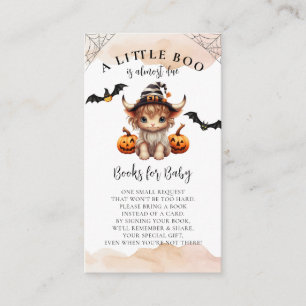 Carte D'accompagnement Halloween Citrouille Vache Petit Boo Déchets Raffi