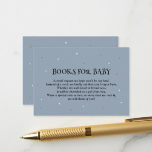 Carte D'accompagnement Halloween Little Boo Livres Bleus Pour Bébé