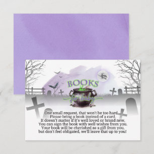 Carte D'accompagnement Halloween Un bébé brasse du livre Insérer