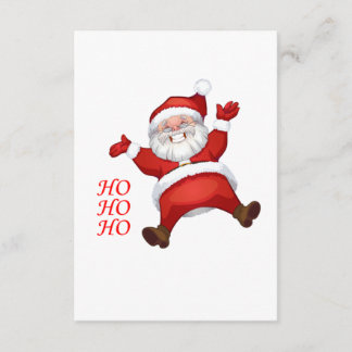 Carte D'accompagnement Happy Santa, HO-HO-HO