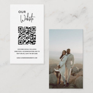 Carte D'accompagnement Heather Elegant Minimal Mariage moderne