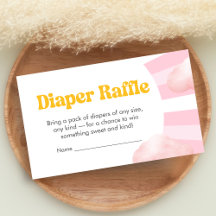 Here Comes the Sun Baby Shower Diaper Raffle