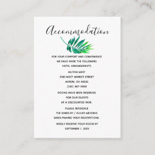 Carte D'accompagnement Hibiscus tropical Hawaiian Beach Wedding