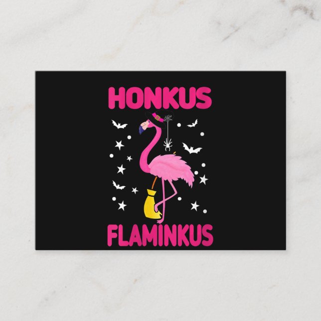 Carte D'accompagnement Honkus Flaminkus Funny (Devant)