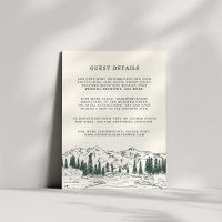 Hunter Green Mountain Sketch Mariage Détails sur l