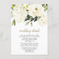 Hydrangea Elegant Rose or blanc Mariage floral