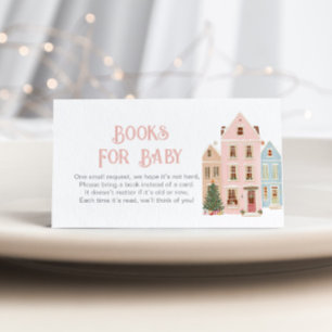 Carte D'accompagnement Il faut un village Maisons roses Livres pour bébé 
