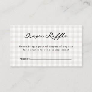 Carte D'accompagnement Il y a un petit pain dans le Baby shower Neutre du