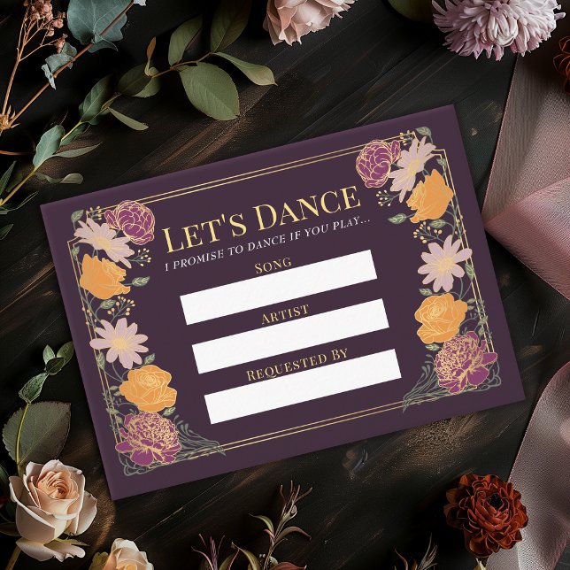 Carte D'accompagnement Imaginaire Enchanted Garden Wedding Demande de cha (Créateur téléchargé)