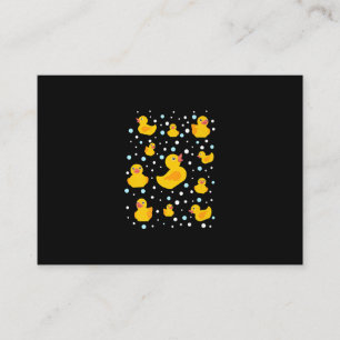 Carte D'accompagnement Impression de canard en caoutchouc