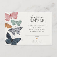 Insérez l'invitation à la broche papillon Boho