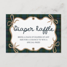 Inspired Baby Shower Diaper Raffle