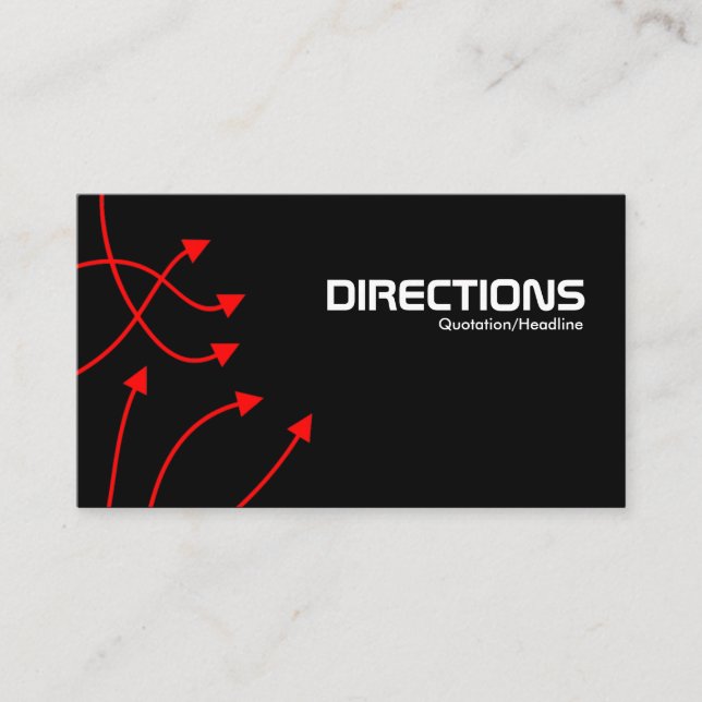 Carte D'accompagnement Instructions - Noir/Blanc (Devant)