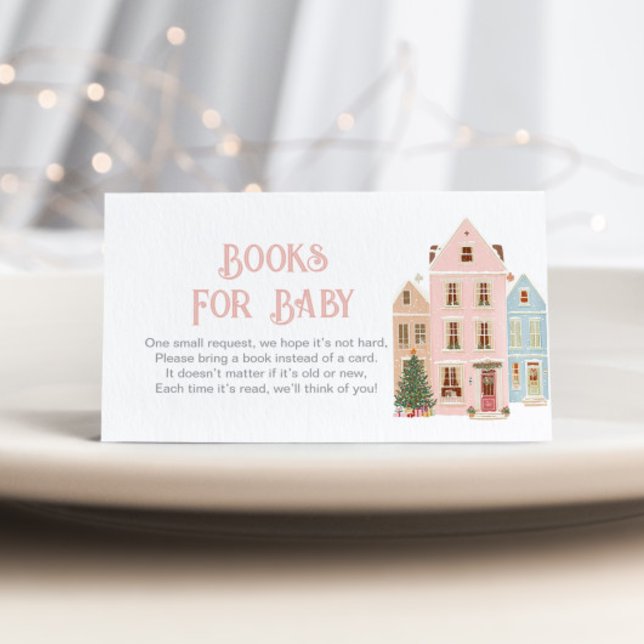 Carte D'accompagnement It takes a Village Pink Houses Books for baby  (Créateur téléchargé)