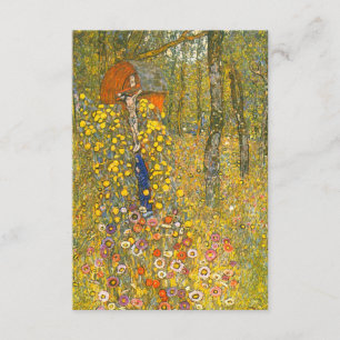 Carte D'accompagnement Jardin agricole Gustav Klimt avec Crucifix