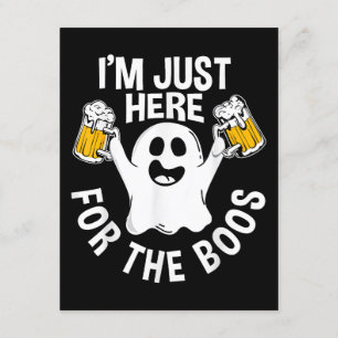 Carte D'accompagnement Je suis juste là pour les Boos