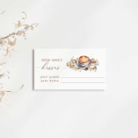 Jeu de Baby Shower de mariage Combien de baisers C