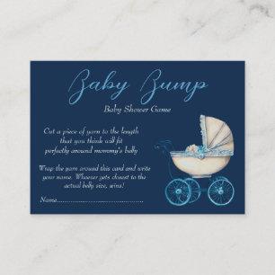 Carte D'accompagnement Jeu de devinette du ventre de bébé Chariot de bébé