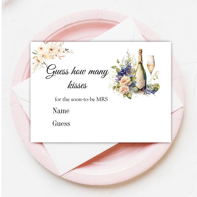 Carte D'accompagnement Jeu de Mariage de Fête des mariées de Champagne Fl (Créateur téléchargé)