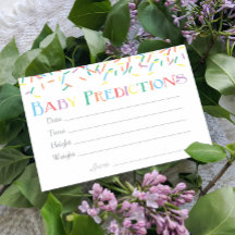 Jeu de prédictions pour bébé Sprinkle Baby Predict