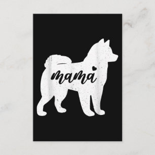 Carte D'accompagnement Journée des mères Husky Cadeau à mâchoire de chi