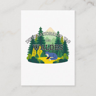 Carte D'accompagnement Journée internationale des forêts en allemand