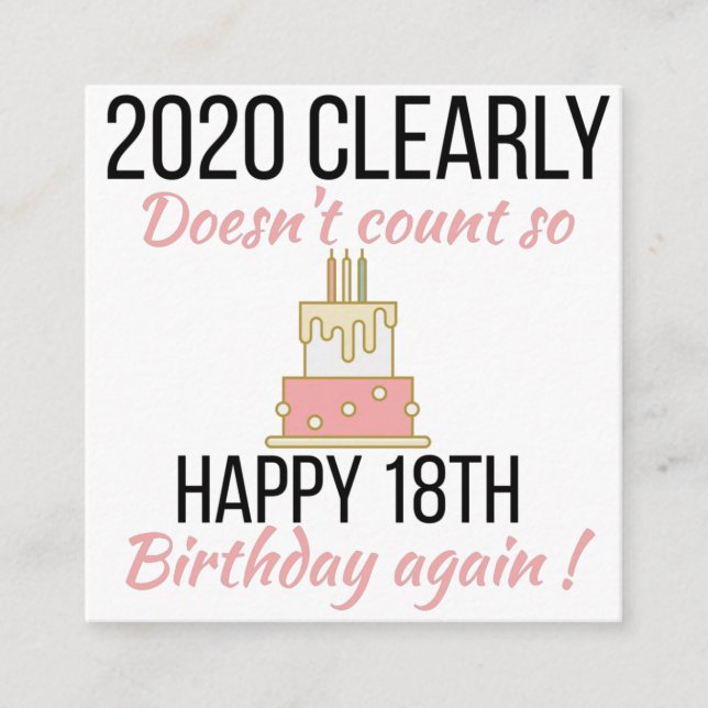 Carte D'accompagnement Joyeux 19e anniversaire, Funny 19e anniversaire ca (Devant)