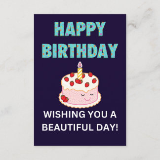 Carte D'accompagnement Joyeux anniversaire