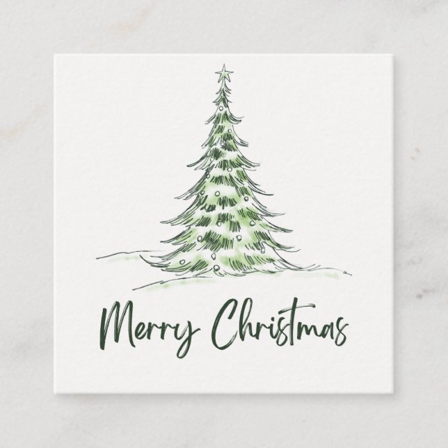 Carte D'accompagnement Joyeux Noël (Devant)