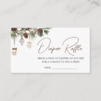 Joyeux petit Baby shower de Noël Déchets Raffle