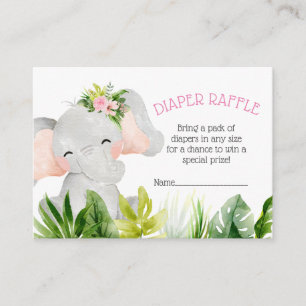 Carte D'accompagnement Jungle Safari couches éléphant raffe