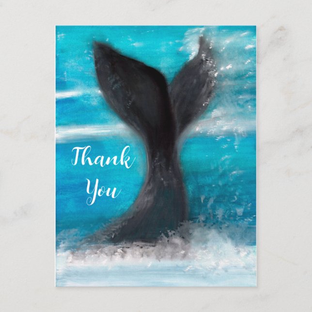 Carte D'accompagnement La baleine (Devant)