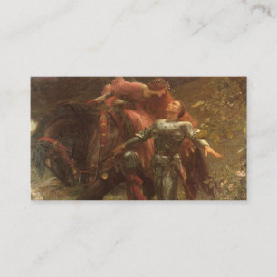 Carte D'accompagnement La Belle Dame sans Merci par Frank Dicksee Mariage