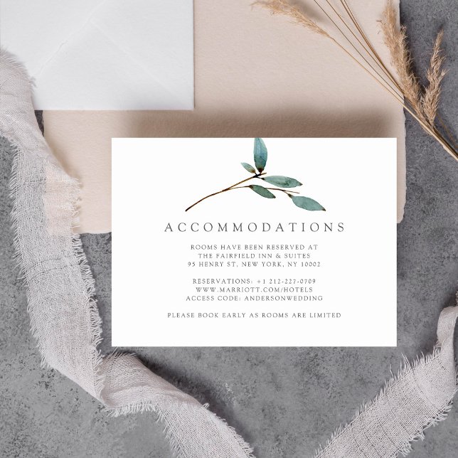 Carte D'accompagnement La collection de Mariages de liss botaniques (Créateur téléchargé)