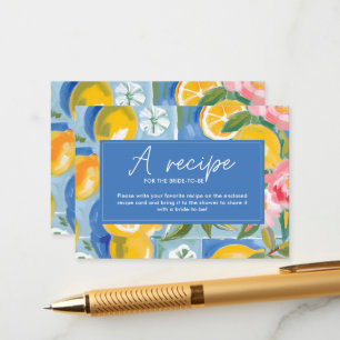 Carte D'accompagnement La dolce vita Fête des mariées citron Apporter une