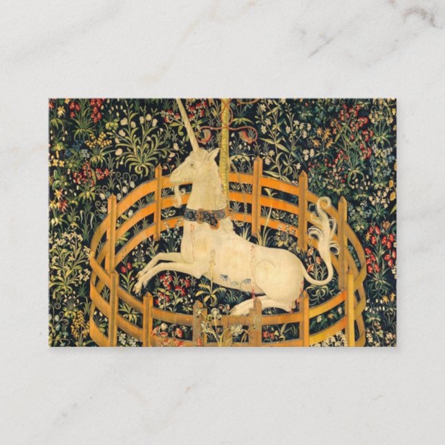 Carte D'accompagnement La licorne en captivité (Devant)