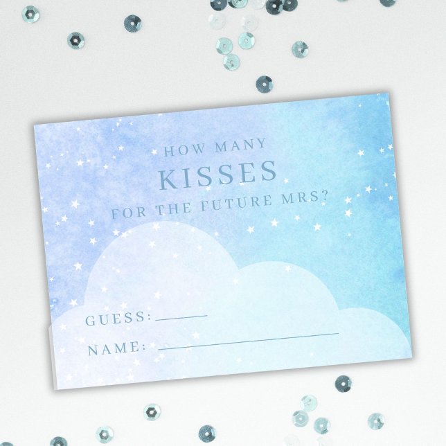Carte D'accompagnement La mariée est sur Cloud Nine Fête des mariées Game (Créateur téléchargé)
