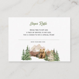 Carte D'accompagnement Laissez l'aventure commencer le Baby shower Mounta