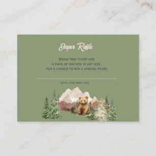Carte D'accompagnement Laissez l'aventure commencer le Baby shower Mounta