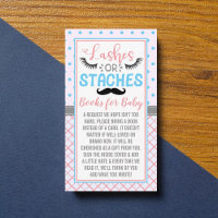 "Lashes Ou Staches" Parti Moderne De Révélation De