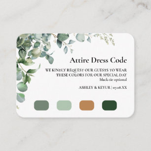 Carte D'accompagnement Lavande rustique et Eucalyptus Mariage Attique