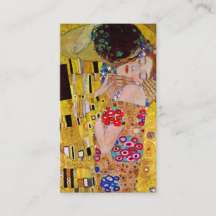 Carte D'accompagnement Le baiser de Gustav Klimt, Mariage d'art Vintage