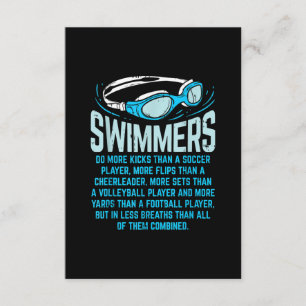 Carte D'accompagnement Le Poison de Swimming Lover