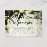 Lemon Grove | Informations modernes sur le Mariage